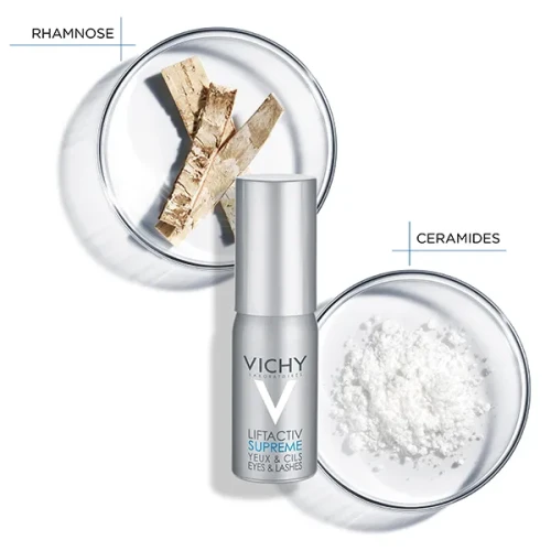 Vichy Liftactiv, serum 10, oczy i rzęsy, 15 ml - Rozświetla i przywraca młode spojrzenie - 3