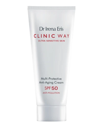 Dr Irena Eris Clinic Way Multi-Ochronny Krem Przeciwzmarszczkowy SPF 50, 40 ml  - Całodzienna ochrona skóry przed szkodliwym promieniowaniem - 1
