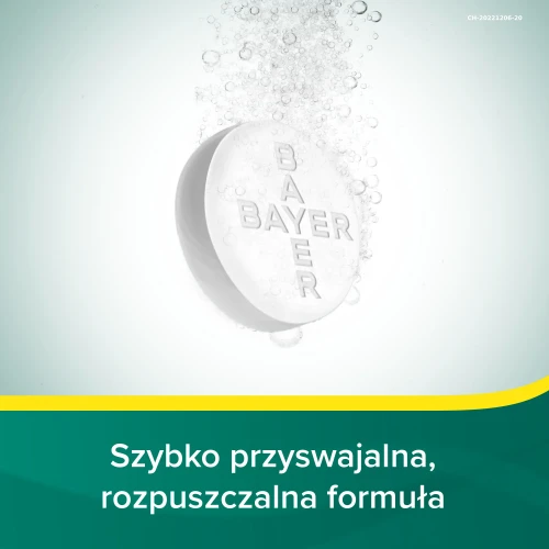 Aspirin musująca, 500mg, 12 tabletek musujących - Na ból i gorączkę w przebiegu przeziębienia i grypy - 8