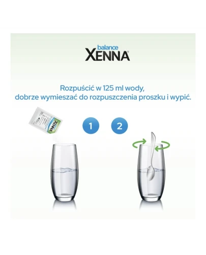 Xenna Balance Proszek do sporządzenia roztworu doustnego, 6 saszetek - Z makrogolem o osmotycznym działaniu przeczyszczającym - 3