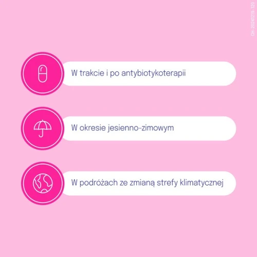Dicoflor Junior, smak owoców leśnych, 12 saszetek - Żywe kultury bakterii nie tylko przy antybiotyku - 3