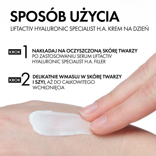 Vichy Liftactiv Hyaluronic Specialist H.A. SPF 30, krem do twarzy na dzień, 50 ml - Z kwasem hialuronowym, ujędrnia i wygładza zmarszczki - 3