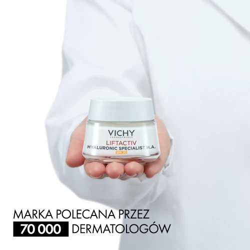 Vichy Liftactiv Hyaluronic Specialist H.A. SPF 30, krem do twarzy na dzień, 50 ml - Z kwasem hialuronowym, ujędrnia i wygładza zmarszczki - 4