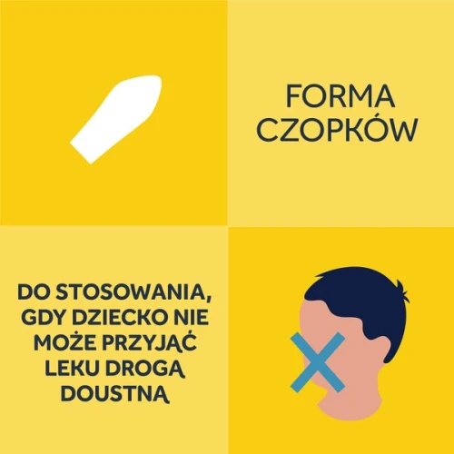 Nurofen czopki dla dzieci 125 mg, 10 sztuk - Z ibuprofem o działaniu przeciwbólowym i przeciwzapalnym - 1
