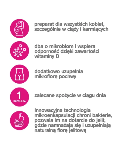 Estabiom mama kapsułki, 20 sztuk - Które pooprawiają mikrobiom jelitowy, probiotyk dla ciężarnych i karmiących piersią - 2