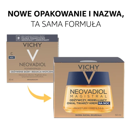 Vichy Neovadiol Magistral, odżywczy krem na noc, 50 ml - Przeciw wiotczeniu skóry - 1