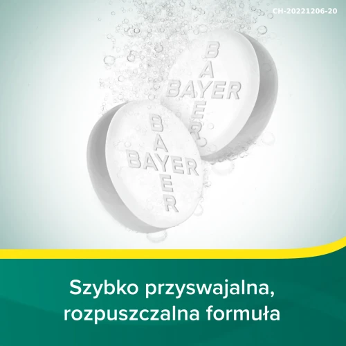 Aspirin C 10 tabletek musujących  - O działaniu przeciwbólowym, przeciwzapalnym i przeciwgorączkowym - 5