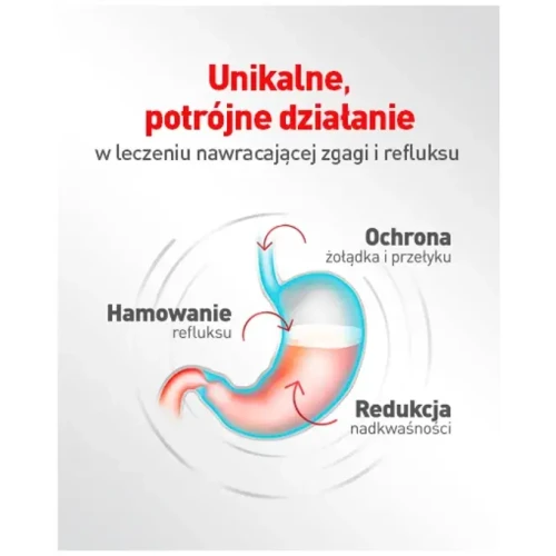 Alugastrin 3 Forte, 30 tabletek - Z naturalnym kompleksem, który chroni błonę śluzową. Leczy objawy zgagi, zapobiega cofaniu się kwaśnej treści żołądka. - 1