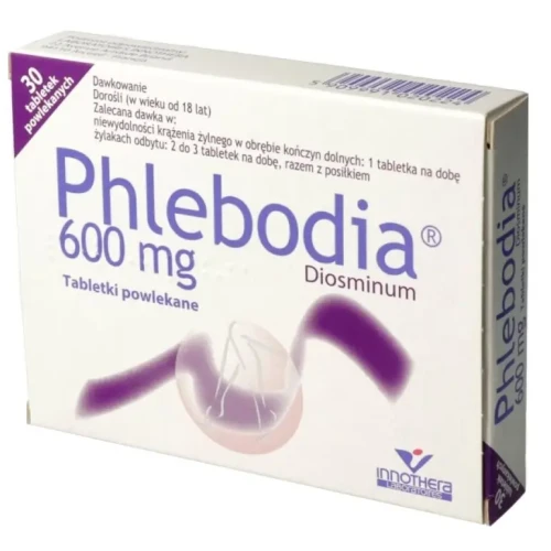 Phlebodia 600 mg, 30 tabletek - Z diosminą, która mniejsza ból i uczucie ciężkości nóg - 2