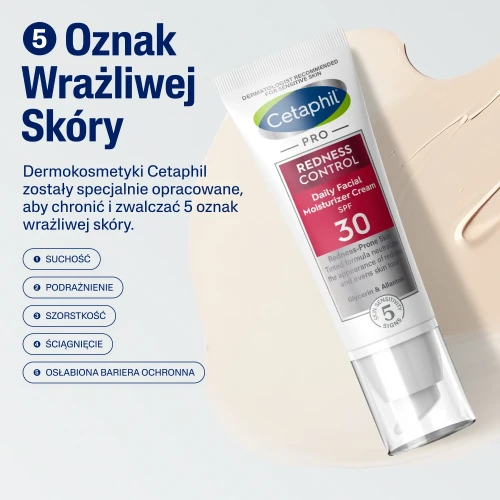 Cetaphil Pro Redness Control SPF 30, krem na dzień, 50 ml - Z filtrem SPF 30 do skóry z trądzikiem różowatym - 7