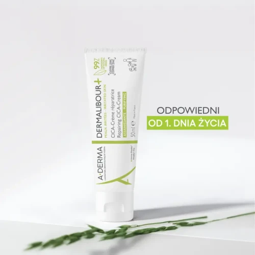 A-Derma Dermalibour+ Cica krem regenerujący, 50 ml - Oczyszcza, łagodzi podrażnienia, przyspieszając proces regeneracji skóry - 2