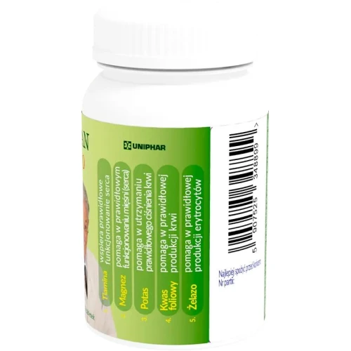 Asparaginian CardioDuo, 50 tabletek -  Preparat magnezowo-potasowy, przeznaczony dla osób dorosłych - 1