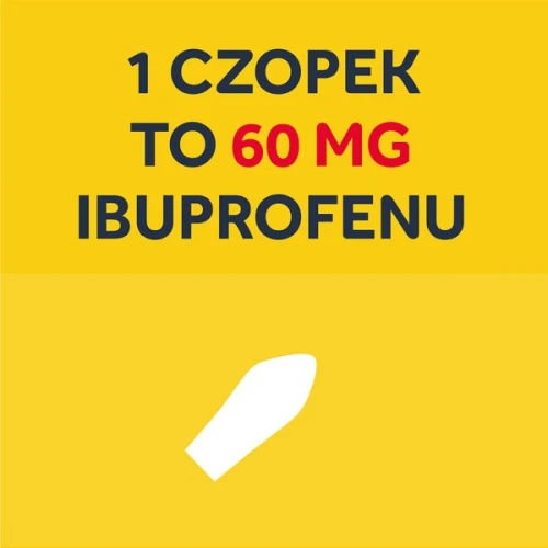 Nurofen    czopki dla dzieci 60 mg, 10 sztuk - 2