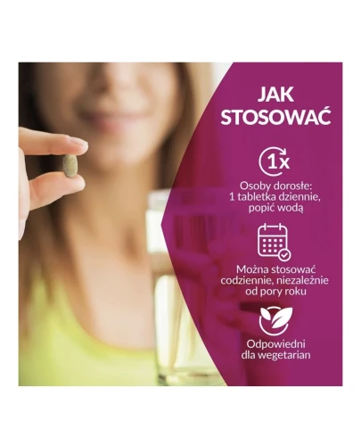 Vigor Ona, tabletki 60 sztuk - Kompozycja witamin i minerałów dla kobiet wzbogacona ekstraktem z ashwagandy - 2