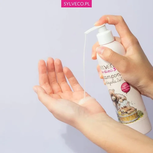 Sylveco dla dzieci 3+, szampon i odżywka 2w1, 300 ml - Kompozycja zapachowa nie zawiera alergenów - 1