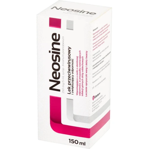 Neosine, 250 mg/5 ml, syrop 150 ml - Inosinum pranobexum 250 mg/5 ml, syrop - 2