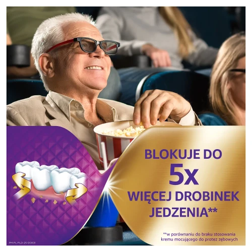 Corega Power Max Mocowanie + Osłona, neutralny smak, krem mocujący, 40 g - Silnie mocuje protezy częściowe i całkowite - 5