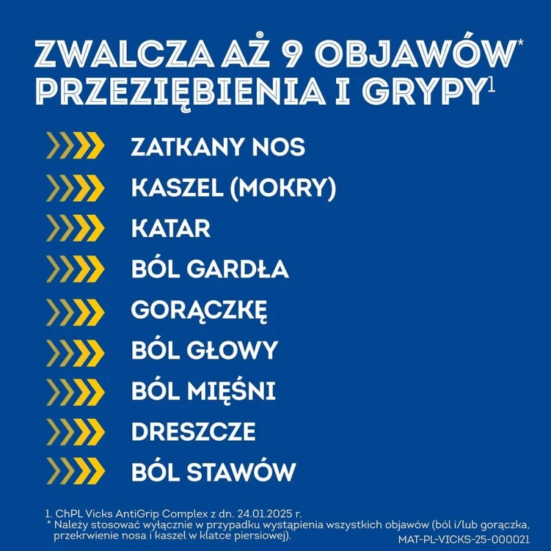 Vicks AntiGrip Complex, 10 saszetek - Na przeziębienie  - 2