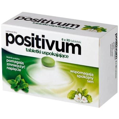 Positivum, 180 tabletek - Wyciągi ziołówe wspomagają zdrowy i spokojny sen - 2