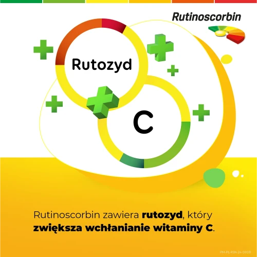 Rutinoscorbin, 210 tabletek powlekanych - Stosowane w stanach niedoboru i zwiększonego zapotrzebowania na witaminę C - 1