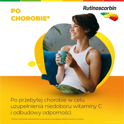Rutinoscorbin, 210 tabletek powlekanych - Stosowane w stanach niedoboru i zwiększonego zapotrzebowania na witaminę C - 5