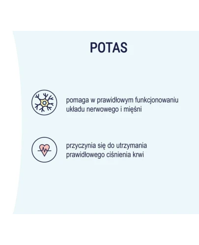 Naturell Potas organiczny, 100 tabletek - Wspomaga układ mięśniowy, nerwowy oraz dotlenia mózg - 2