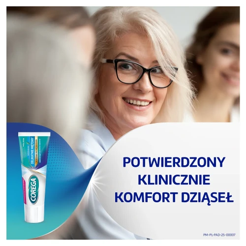 Corega Super Mocny Delikatnie Miętowy, krem 40 g - Supermocny krem mocujący do protez zębowych - 5