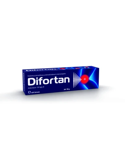 Difortan żel, 50 g  - Przeciwbólowy oraz zmniejszający obrzęk i stan zapalny - 1