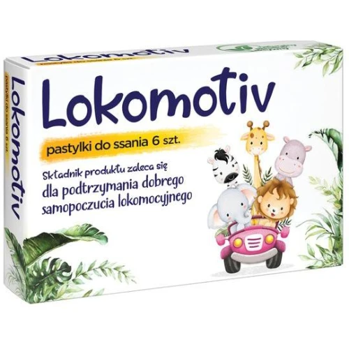 Lokomotiv pastylki do ssania, 6 sztuk - Z wyciągiem z kłącza imbiru - 1