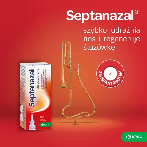 Septanazal dla dorosłych, 10 ml - Udrażnia nos i regeneruje śluzówkę  - 6