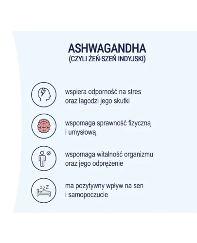 Naturell Ashwagandha, 60 tabletek - Z ekstraktem z liści i korzenia Ashwagandhy - 2