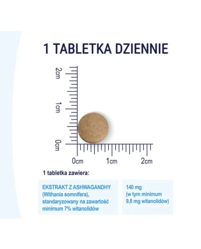Naturell Ashwagandha, 60 tabletek - Z ekstraktem z liści i korzenia Ashwagandhy - 3