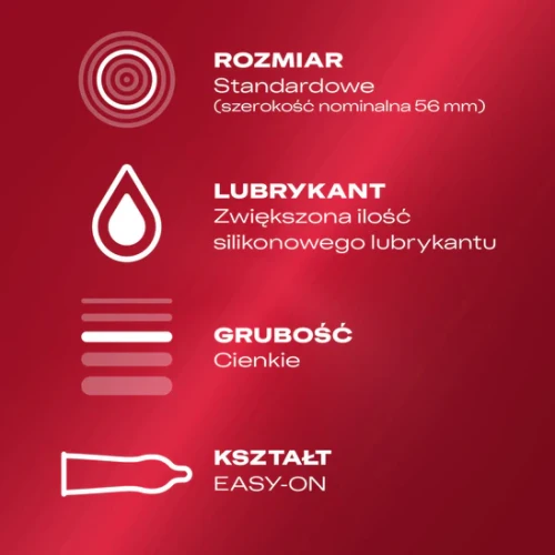 Durex Feel Thin Extra Lubricated, prezerwatywy,  3 sztuki - Ze zwiększoną ilością silikonowego lubrykantu - 2