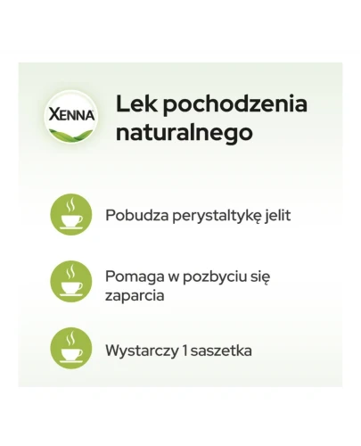 Xenna zioła do zaparzania w saszetkach, 20 sztuk - Do stosowania w doraźnym leczeniu zaparć - 2