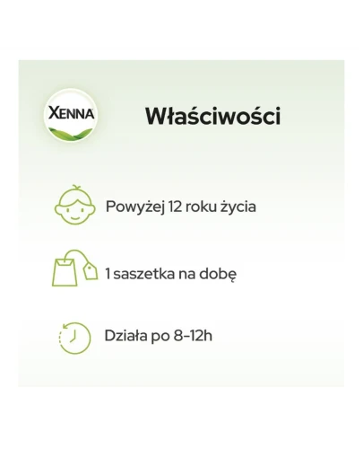 Xenna zioła do zaparzania w saszetkach, 20 sztuk - Do stosowania w doraźnym leczeniu zaparć - 3