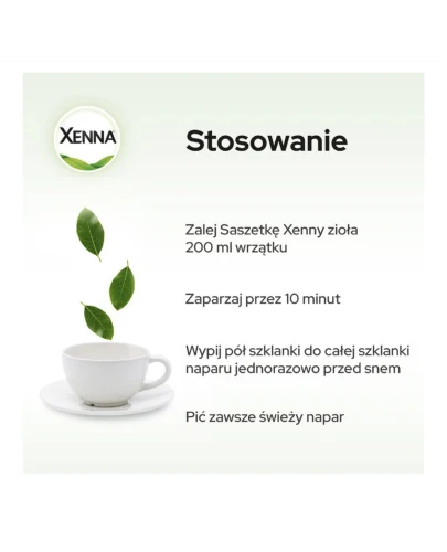 Xenna zioła do zaparzania w saszetkach, 20 sztuk - Do stosowania w doraźnym leczeniu zaparć - 4