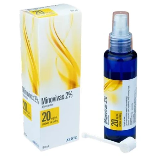 Minovivax 2% roztwór na skórę, 100 ml - Roztwór z minoksydylem wskazany w leczeniu łysienia androgenowego u mężczyzn i kobiet - 1