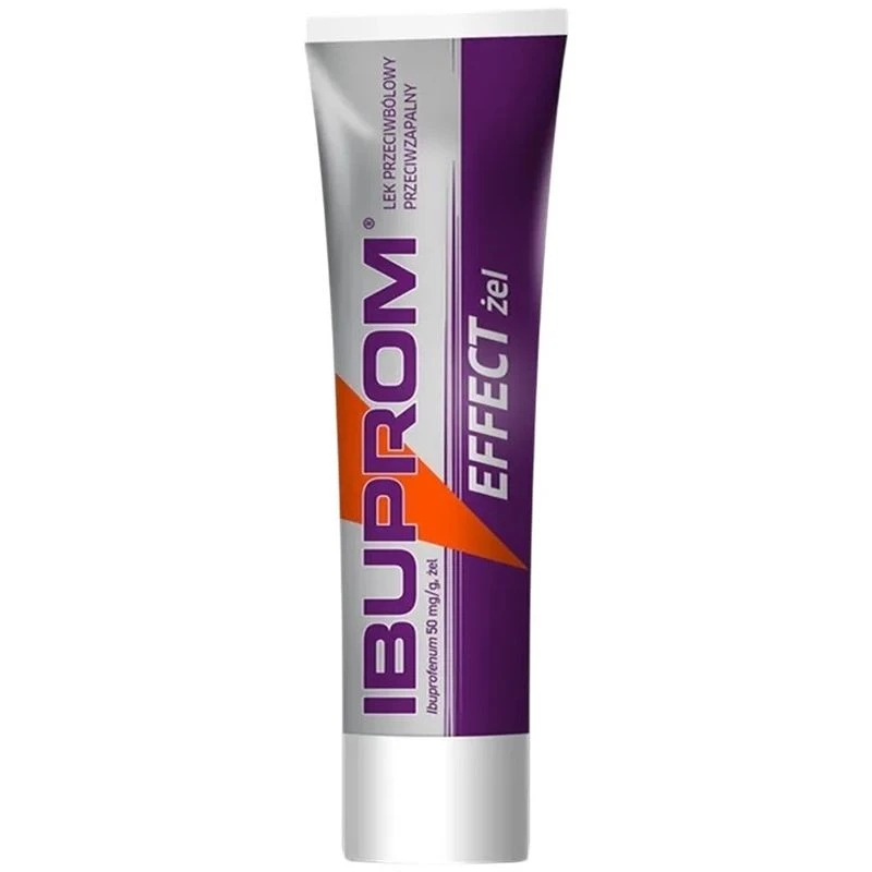 Ibuprom Effect żel, 60 g - O działaniu przeciwbólowym, przeciwzapalnym i przeciwobrzękowym, łagodzi ból mięśni i stawów - 1