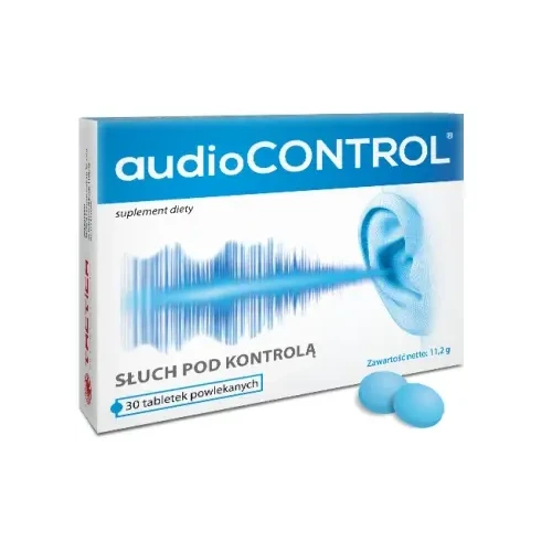 AudioControl, 30 tabletek powlekanych - Z substancjami pochodzenia roślinnego dla osób dbających o dobry słuch - 1