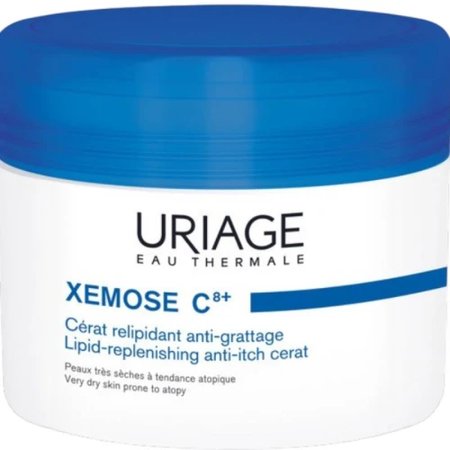 Uriage Xemose C8+ Cerat, balsam lipidowy przeciw świądowi, 200 ml  - Intensywny balsam do skóry bardzo suchej skłonnej do atopii - 2