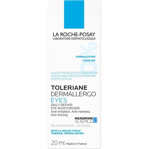La Roche-Posay Toleriane. Dermallergo okolice oczu, krem 20 ml - Do skóry wyjątkowo wrażliwej skłonnej do egzemy - 2