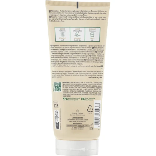 Klorane Cupuacu, odżywka do włosów bardzo suchych, 200 ml - Ułatwia rozczesywanie, odbudowuje włókna włosów - 1