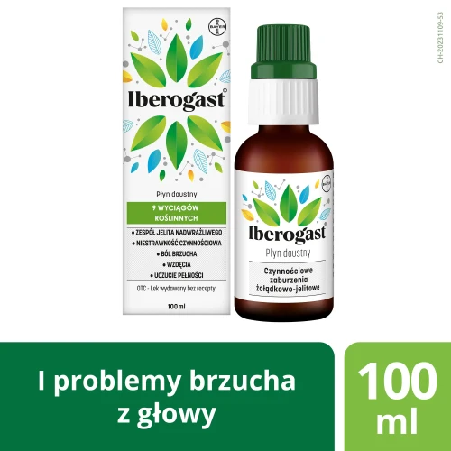 Iberogast płyn doustny, 100 ml  - Płyn roślinny do stosowania w leczeniu zaburzeń czynnościowych związanych z motoryką przewodu pokarmowego - 7