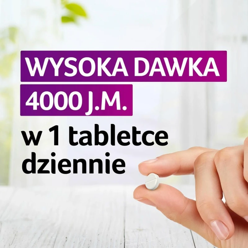 Vigantoletten Max, 4000 j.m., 120 tabletek - Witamina D3 w wysokiej dawce - 2