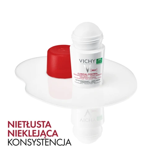 Vichy Clinical Control antyperspirant 96h, roll-on 50 ml - Przeciwdziała nieprzyjemnemu zapachowi - 2