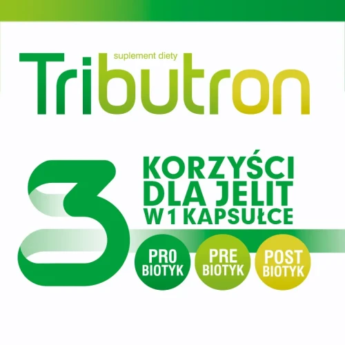 Tributron, 30 kapsułek - Probiotyk z maślanem sodu, który wspiera prawidłową pracę jelit - 1