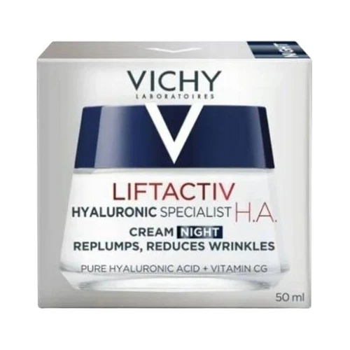 Vichy Liftactiv Hyaluronic Specialist H.A. krem na noc, 50 ml - Ujędrnia skórę i zapewnia efekt liftingu - 3