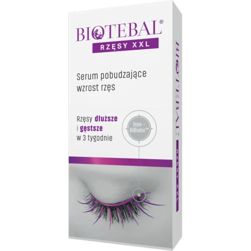 Biotebal rzęsy XXL, serum pobudzające wzrost rzęs, 3 ml - Pobudza wzrost, zagęszcza i wzmacnia - 1