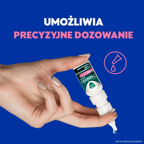 Nasivin Vicks Baby 0,1 mg/ml, krople do nosa 5 ml - Dla niemowląt powyżej 3. miesiąca życia do ukończenia 1. roku życia - 2