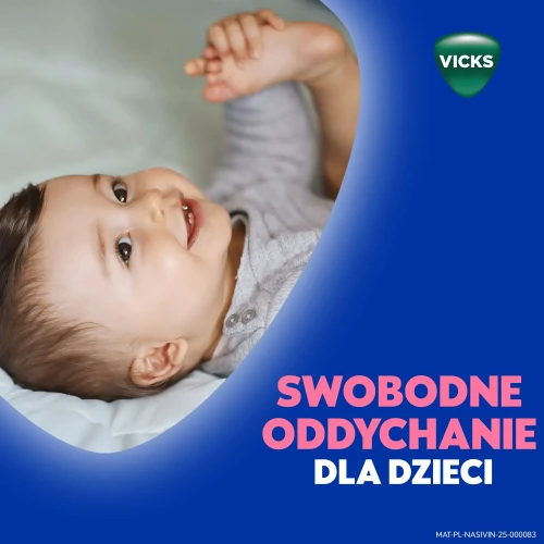 Nasivin Vicks Baby 0,1 mg/ml, krople do nosa 5 ml - Dla niemowląt powyżej 3. miesiąca życia do ukończenia 1. roku życia - 3